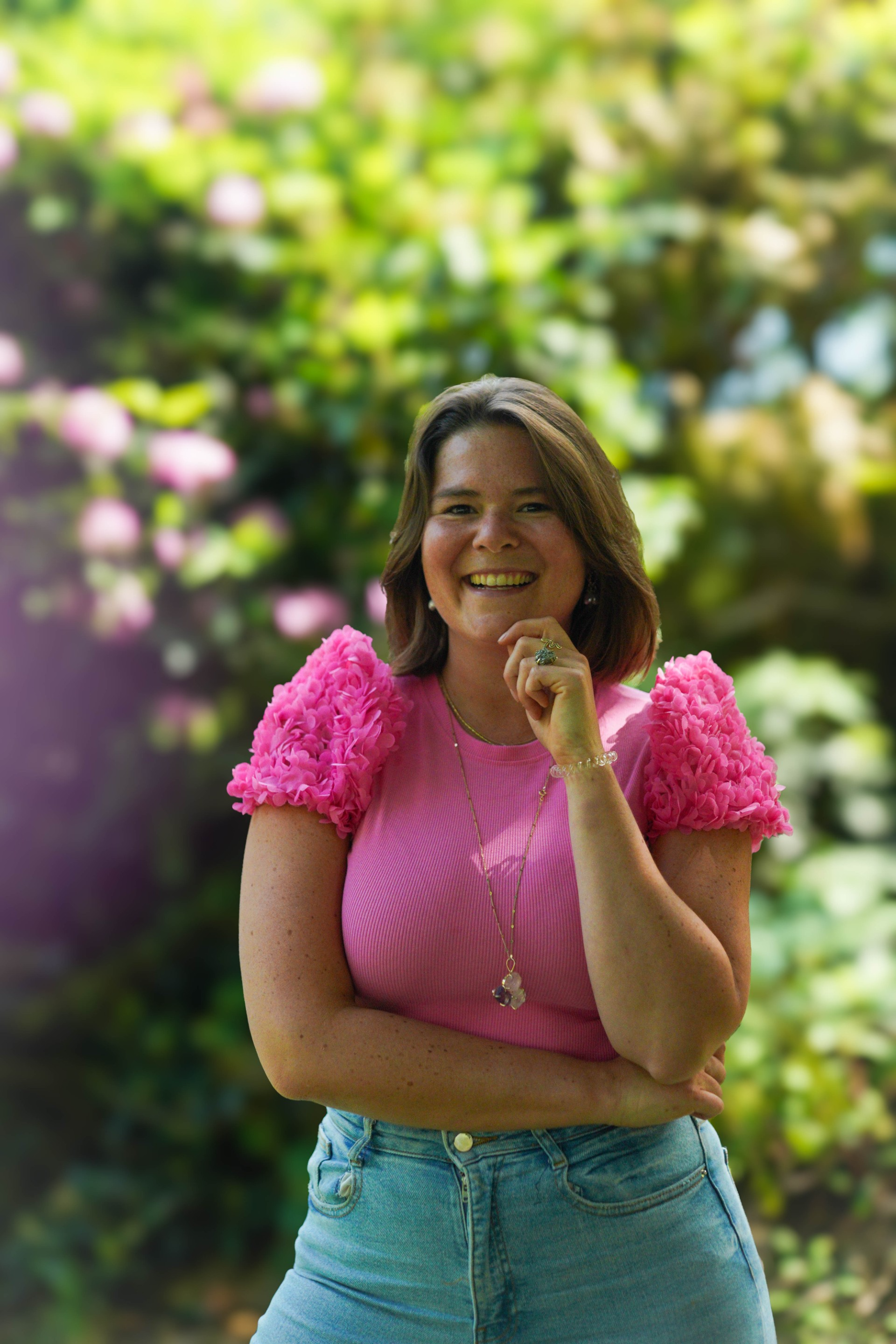 Portretfoto van Pam, maker van Het Geboortekompas
